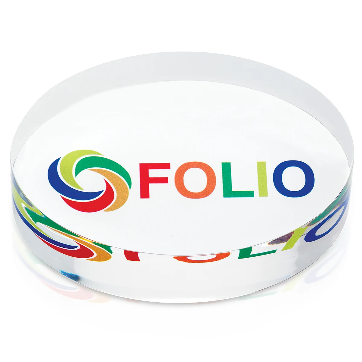 JAFFA® Oval Acrylic Paperweight 1