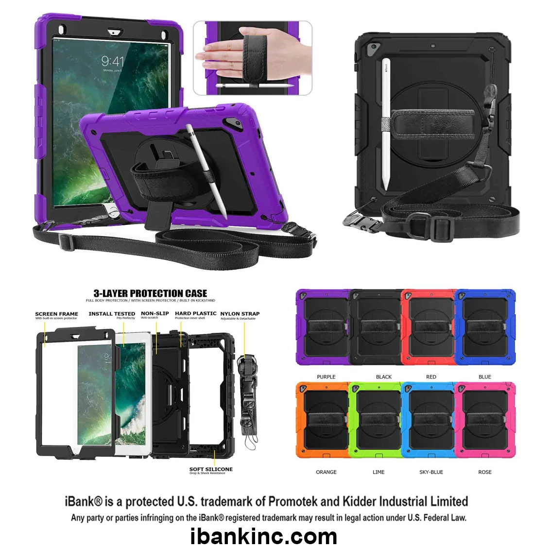 iBank ® Shockproof Case for iPad 11" (A16) 11th/10th 10.9" (2025/2022) 1