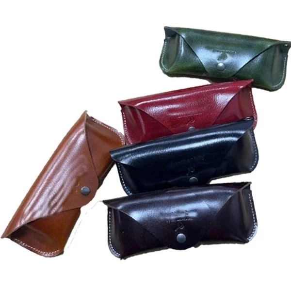 Hand-Stitched Leather Glasses Case 1
