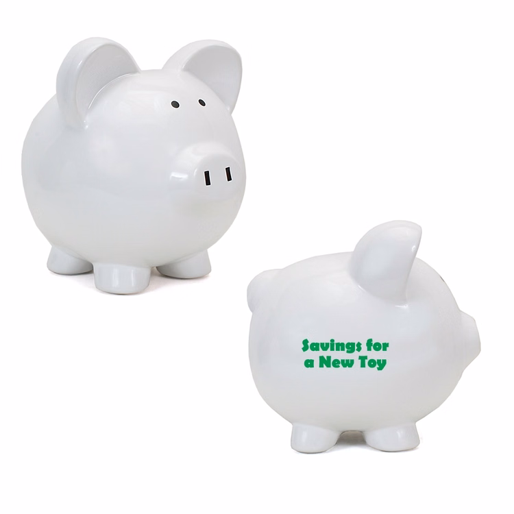 13" Boss Hog Piggy Bank - Extra Large (Dolomite Ceramic)