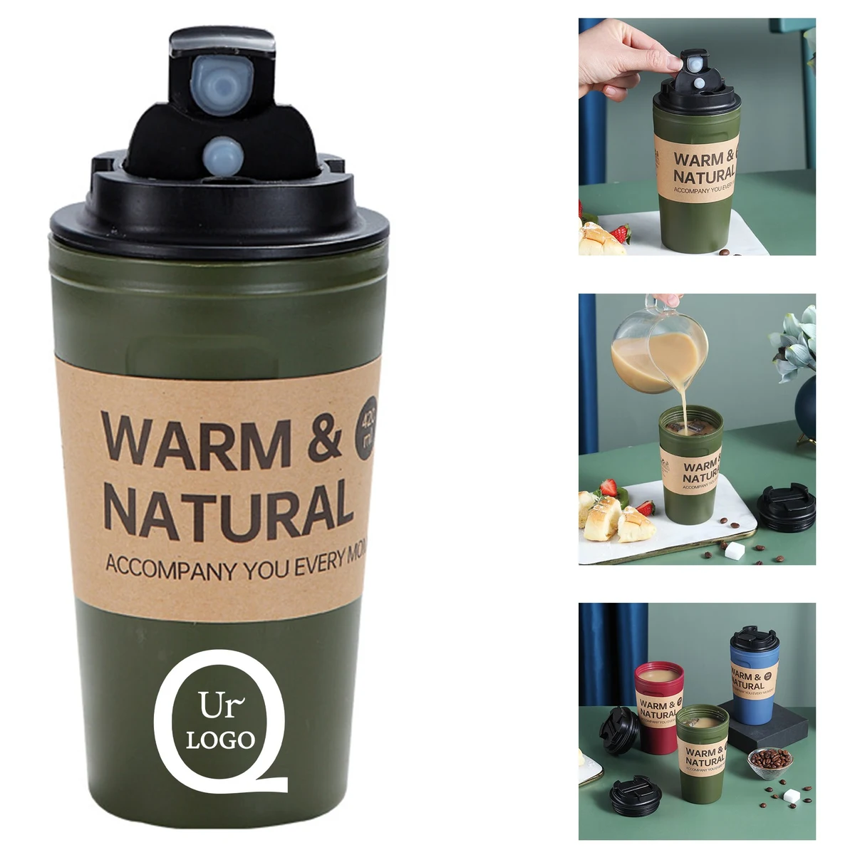 14Oz Plastic Coffee Cup 1