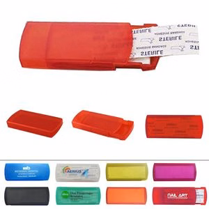 Portable Bandage Dispenser With Slide Out Holder