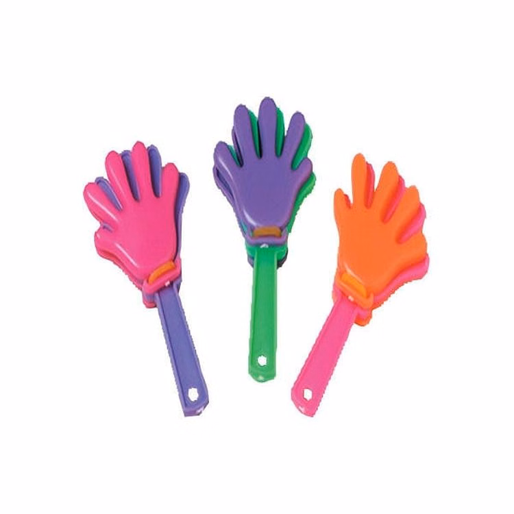 Mini Hand Clappers - Assorted 3"