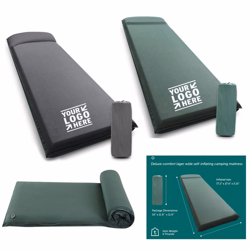 UltraThick Memory Foam Lightweight Portable Camping Air Mattress Self Inflating Sleeping Pad