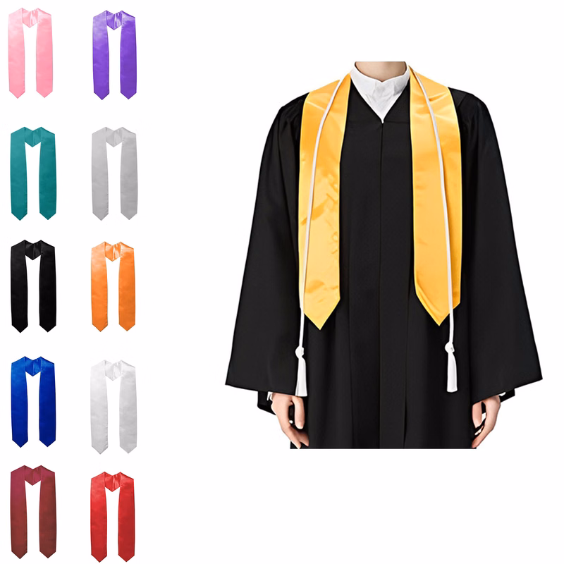 Graduation Stole Gown Ribbon Honor Shawl