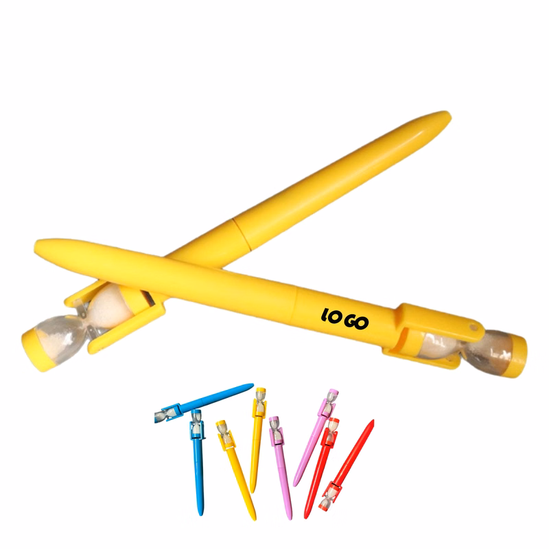 Logo Customizable Hourglass Pen