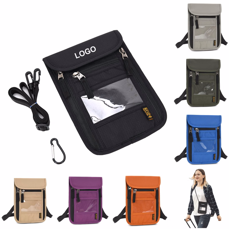 Passport Holder Neck Pouch (Direct Import)