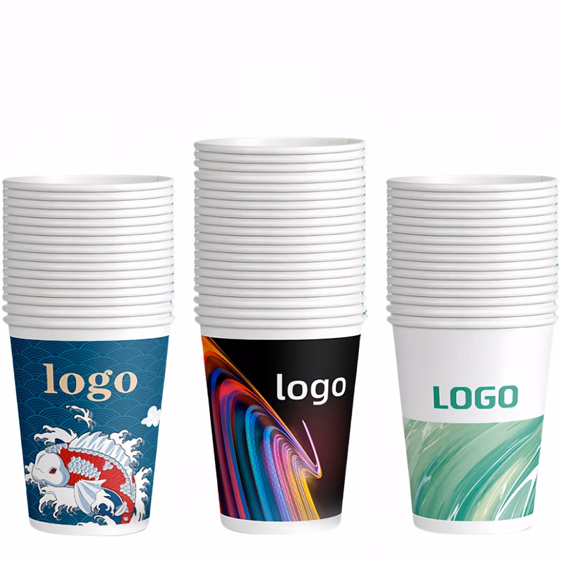 MOQ1000 9OZ Disposable Paper Cup