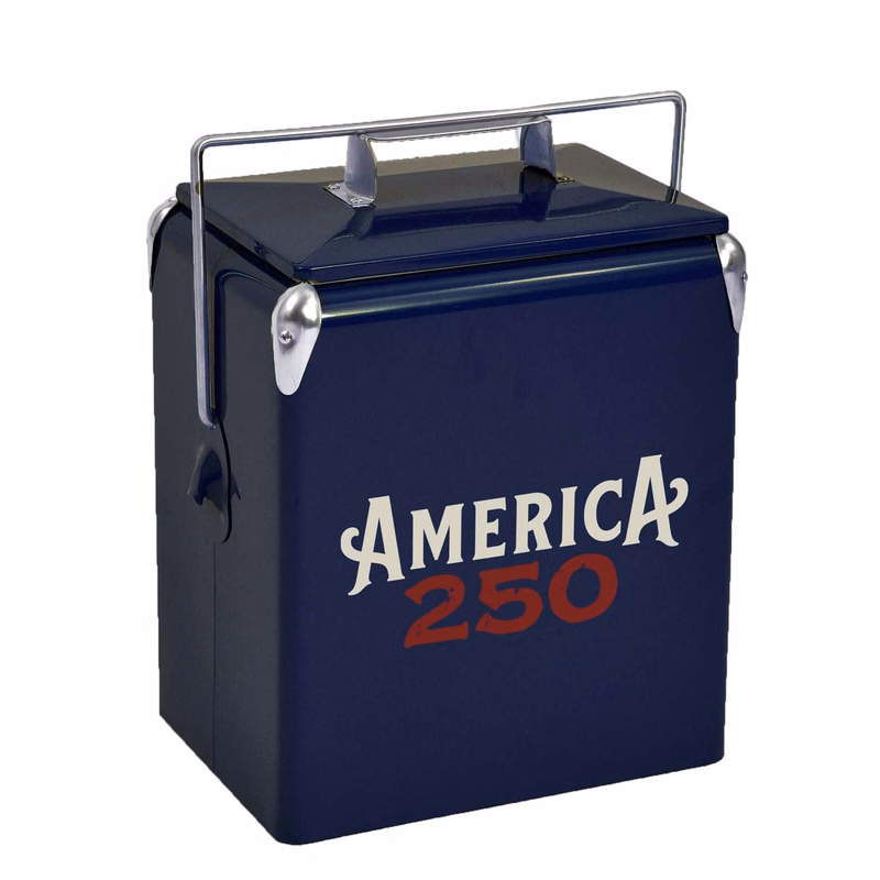 Vintage Cooler, Front Imprint