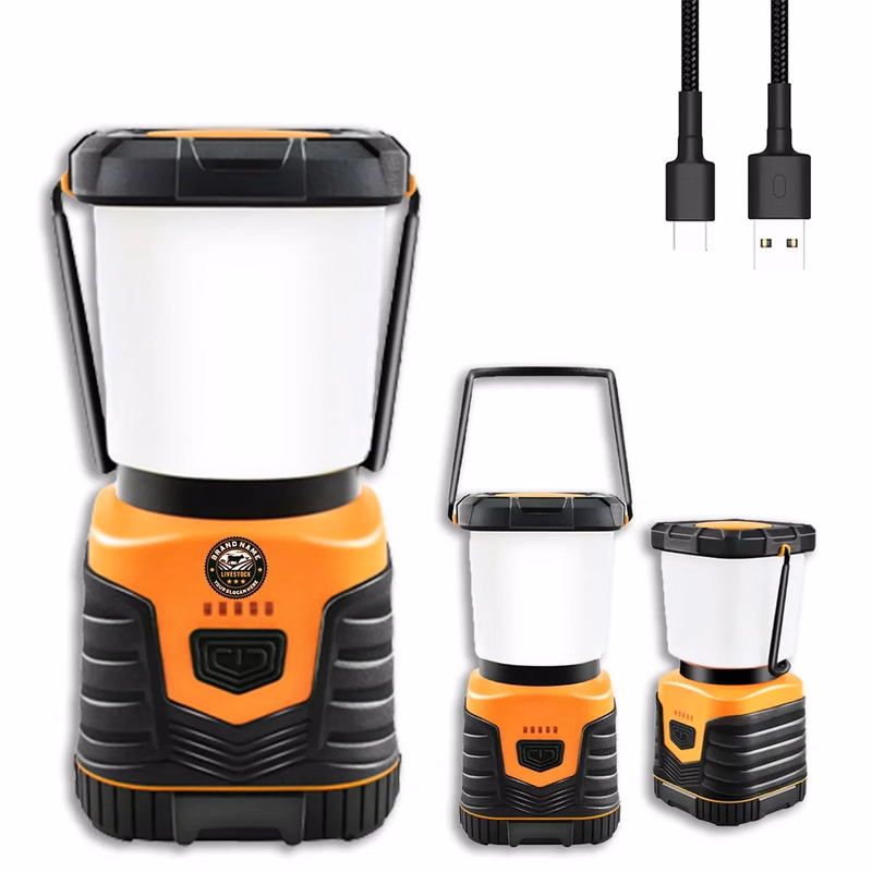 For Hurricane Emergency Hiking Camping Lantern Rechargeable