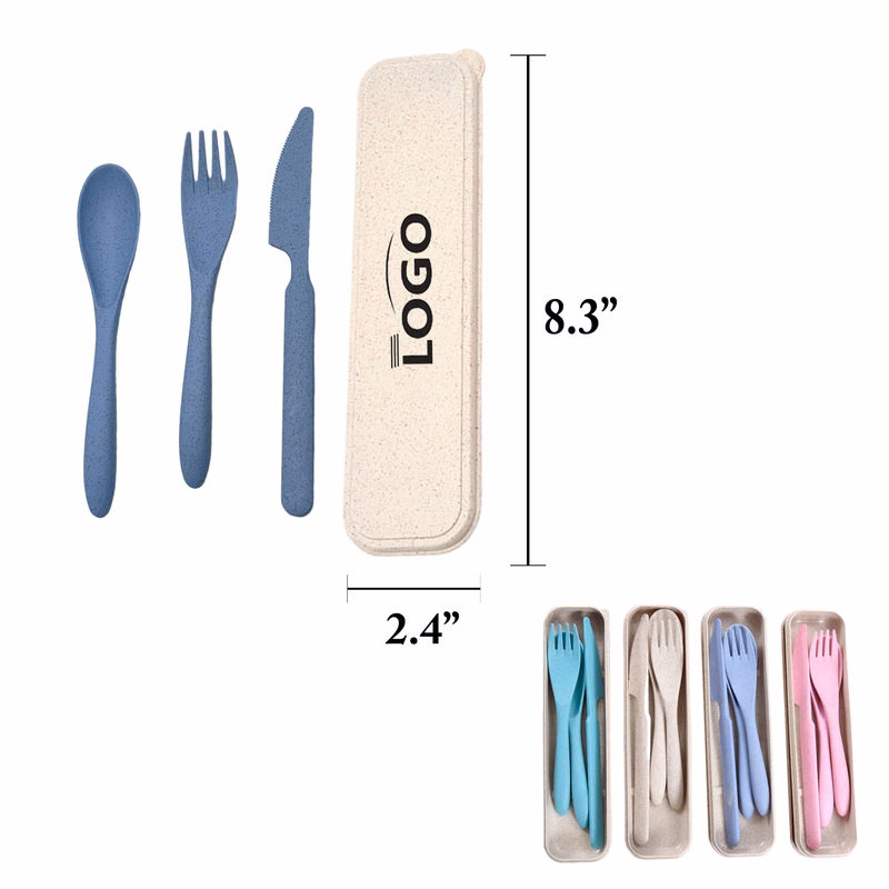 Eco Wheat Straw Cutlery Set