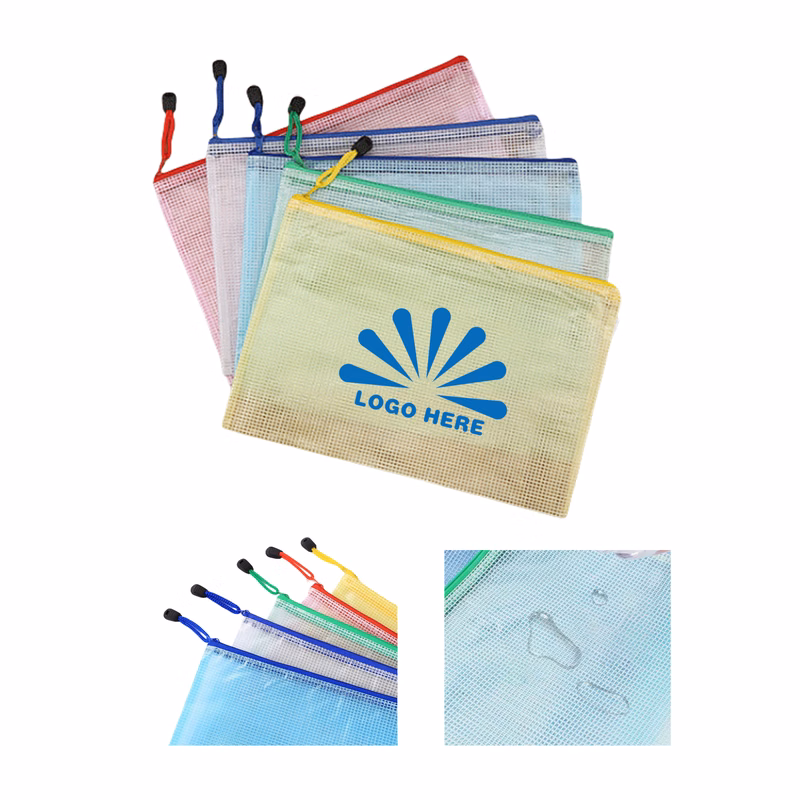 Waterproof Zipper Pouch Document Bag MOQ100