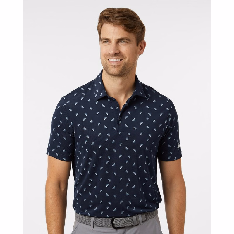 Adidas Men's Ultimate365 Mesh Print Polo - A2012