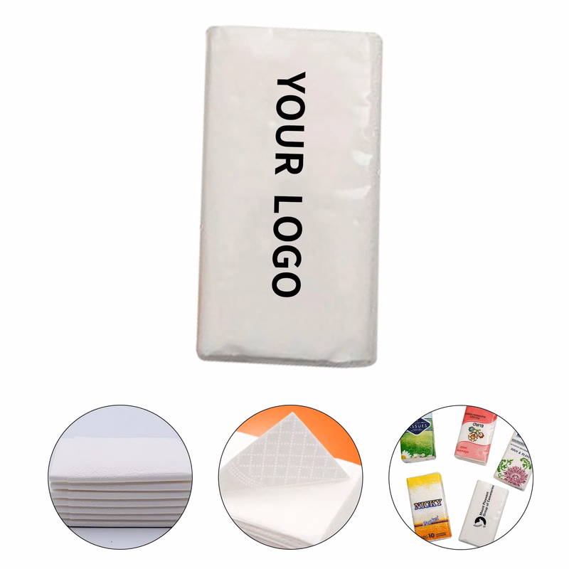 Portable Mini Tissue Pack with 8 Sheets