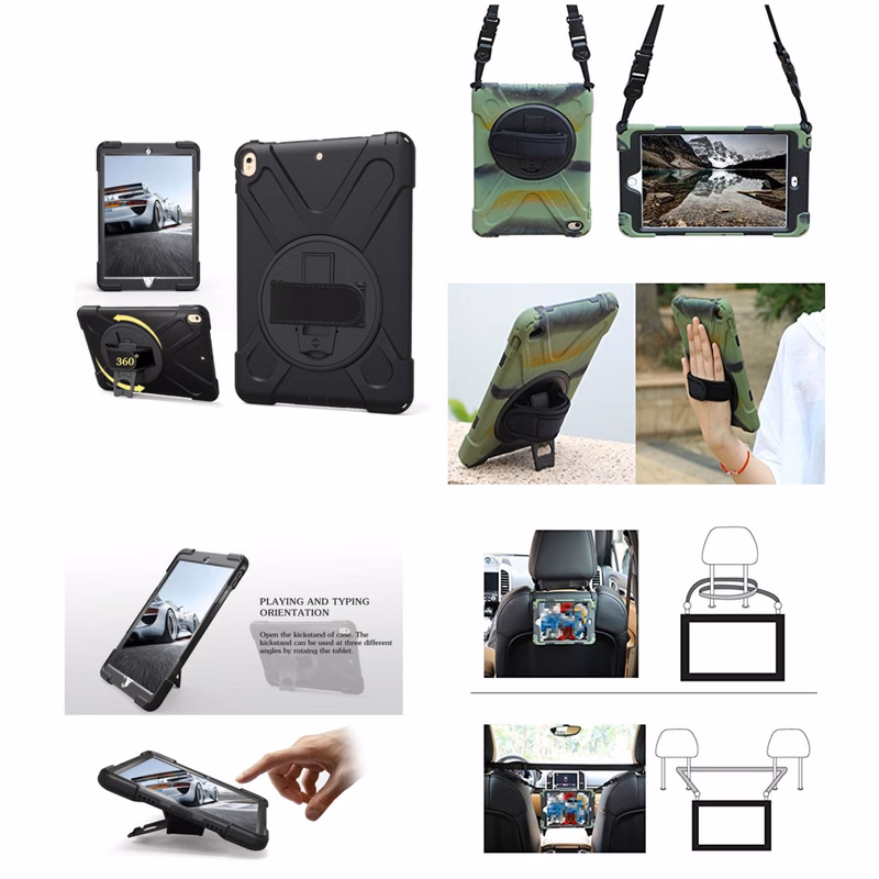 iPad Rotating Case with Hand Strap