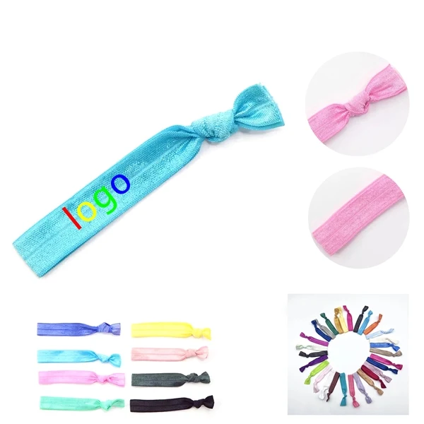 Custom Elastic Hair Ties with Bright Patterns — Multiwear Party & Event Favors 1
