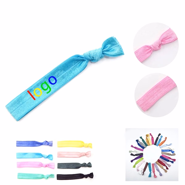 Custom Elastic Hair Ties with Bright Patterns — Multiwear Party & Event Favors