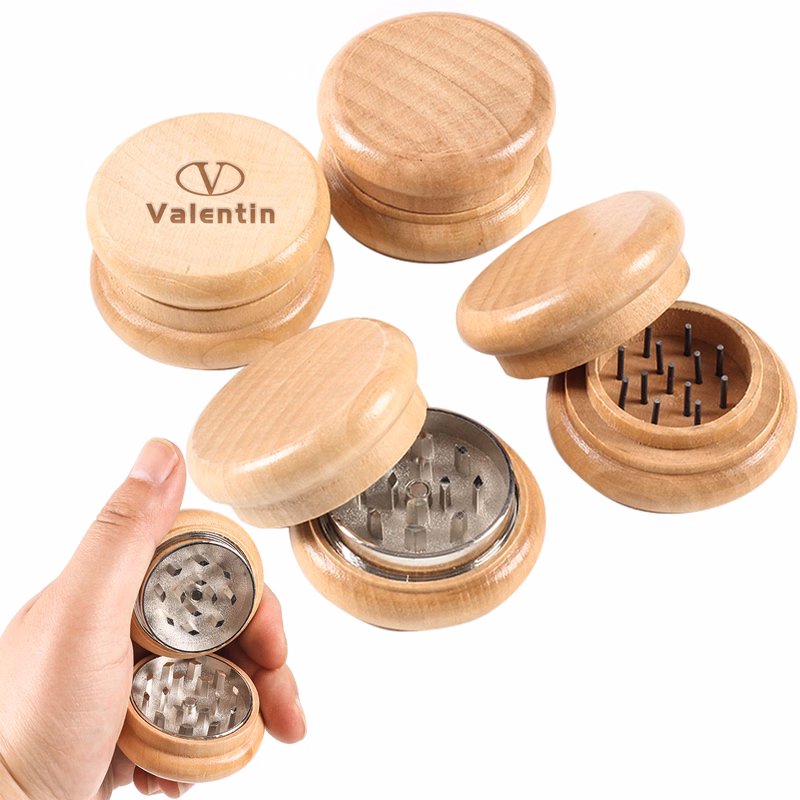 2" Wooden Spice Grinder