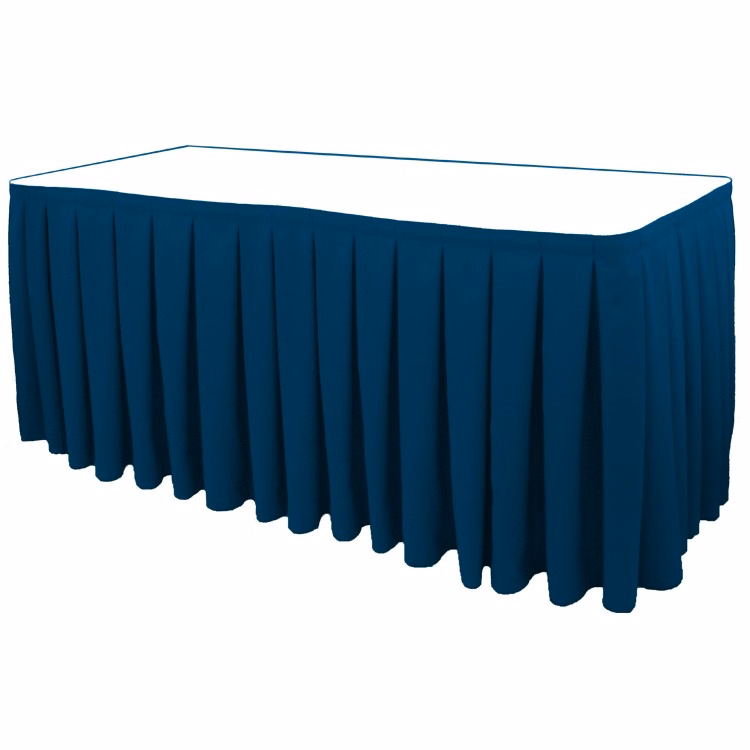 Non-Printed 13' Box Pleat Table Skirt