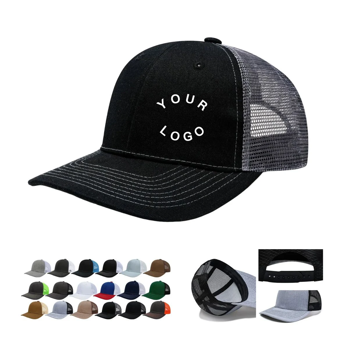 Snapback Trucker Cap with Adjustable Strap 1