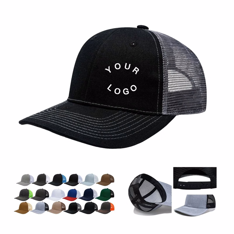 Snapback Trucker Cap with Adjustable Strap