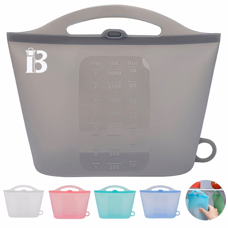 35 Oz Silicone Food Storage Ziplock Bag
