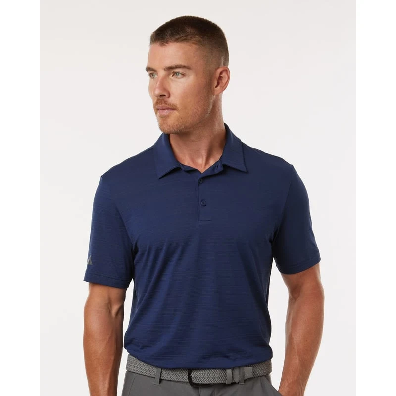 Adidas Men's Textured Stripe Polo - A704 1