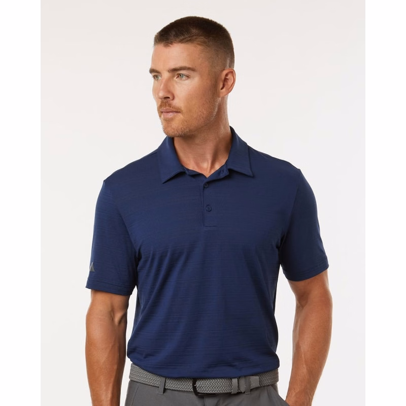 Adidas Men's Textured Stripe Polo - A704