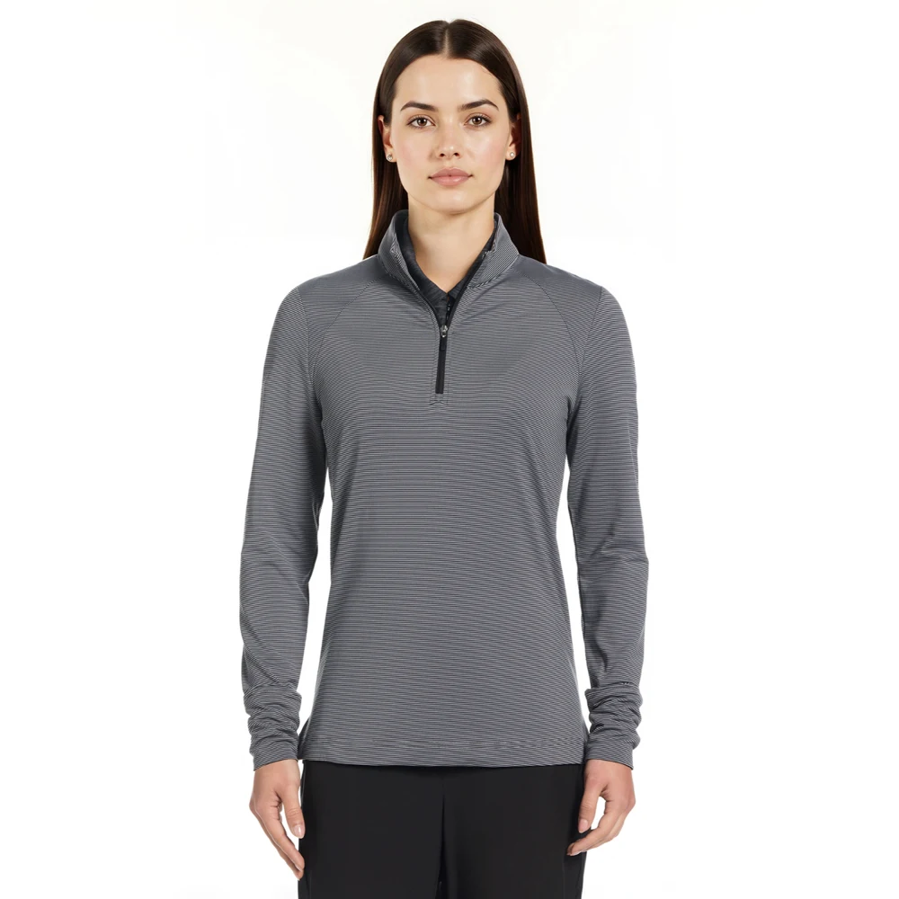PGA TOUR® Women's SunShield Performance 1/4 Zip with Custom Logo 1