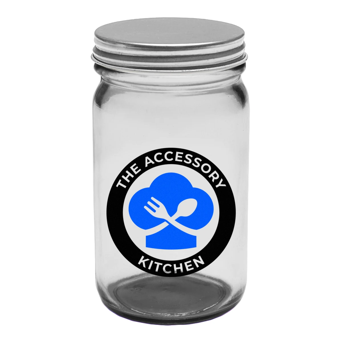 8 oz. Mason Jar Storage Container (2 Color Imprint) 1