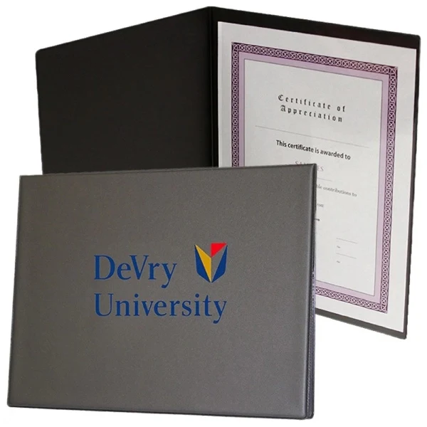 8-1/2" x 11" Vinyl Certificate Covers 1