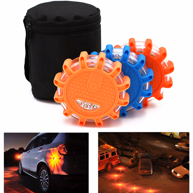 LED Road Flares Emergency Disc Roadside Safety Light