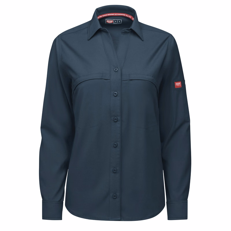 Red Kap® Women's Cooling Long Sleeve Work Shirt