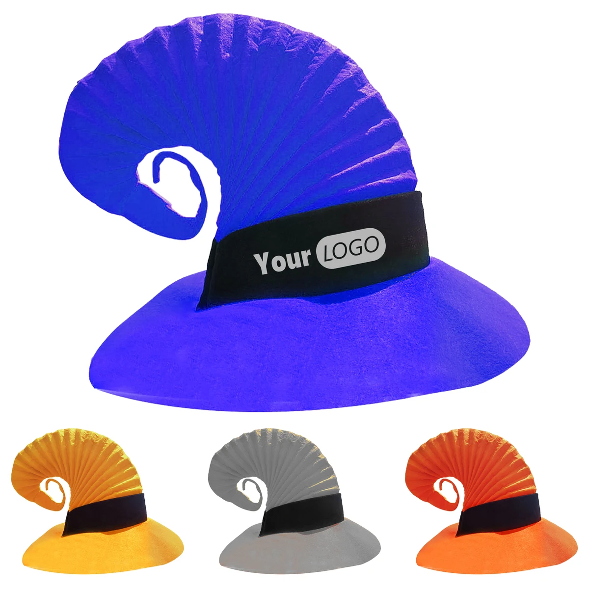 Felt Stylish And Durable Halloween Witch Hat For Group Events (Moq 20) 1