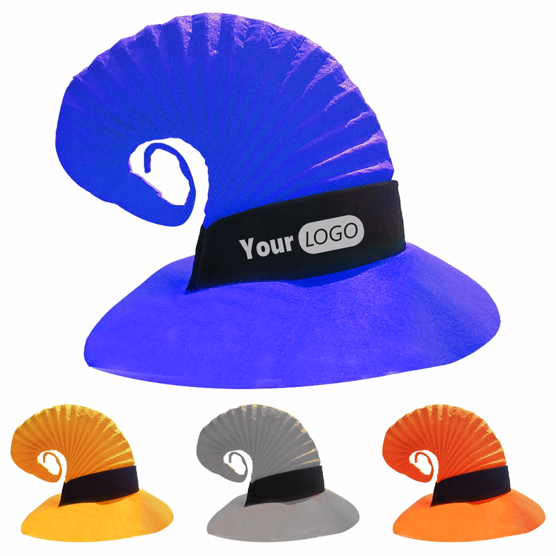 Felt Stylish And Durable Halloween Witch Hat For Group Events (Moq 20)