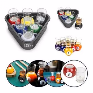 Portable Pool Drinking Game Set