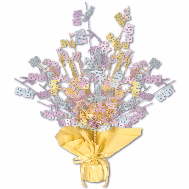 Baby Shower Gleam 'n Burst Centerpiece