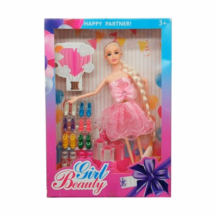 Blonde Fashion Dolls with Shoes 11"