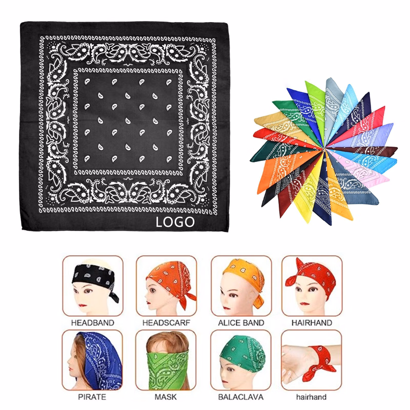 Cotton Paisley Bandana Hip-Hop Street Scarf