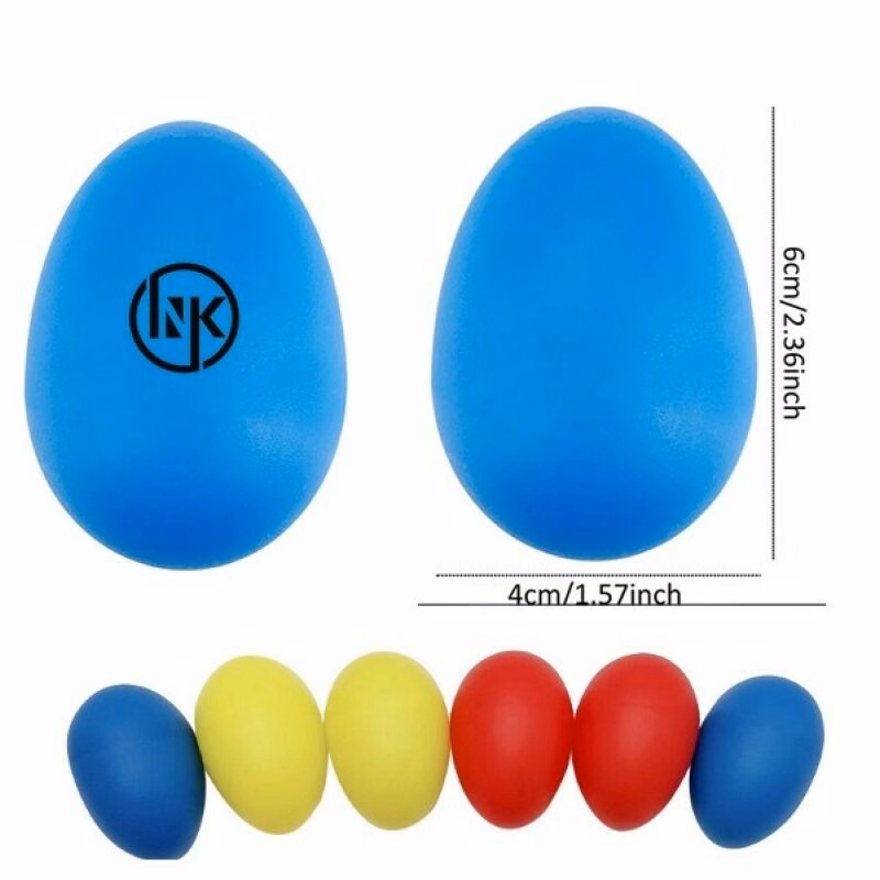 Plastic Maracas Egg Shape Shakers