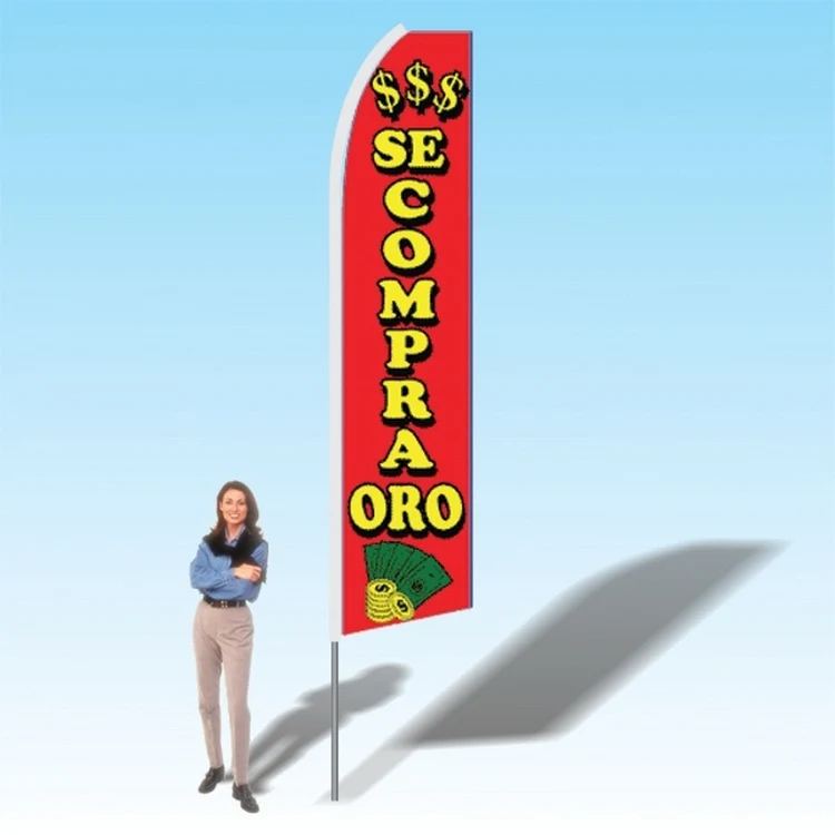 15FT We Buy Gold Advertising Banner Flag 1
