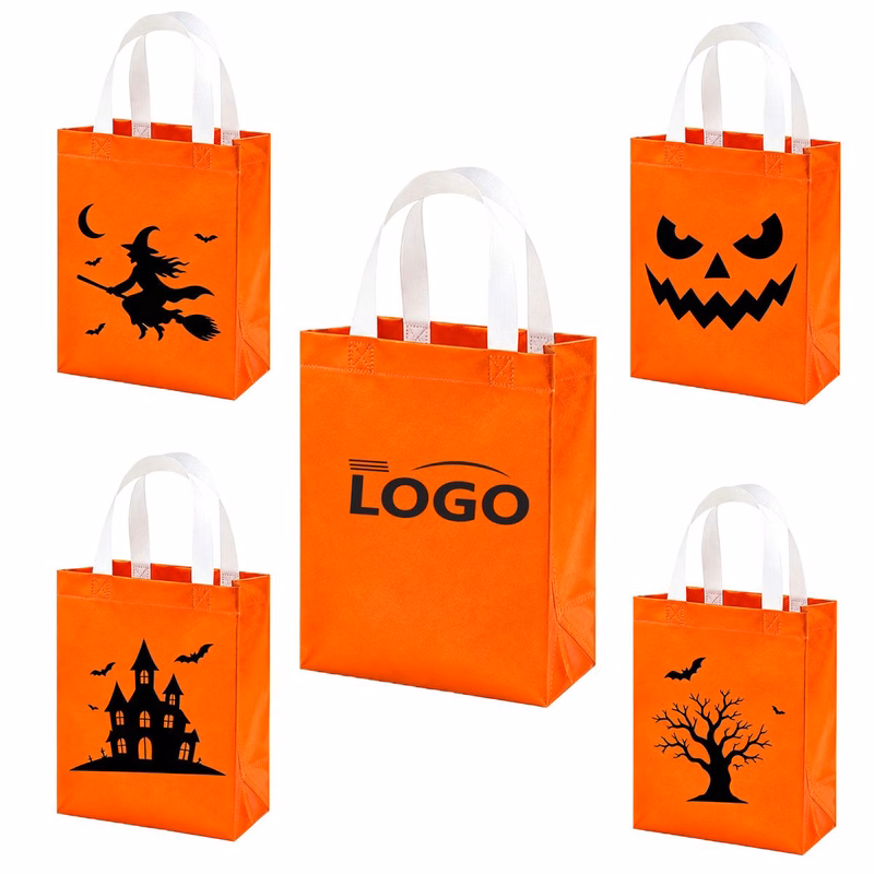 Halloween Pattern Non-Woven Gift Tote Bags