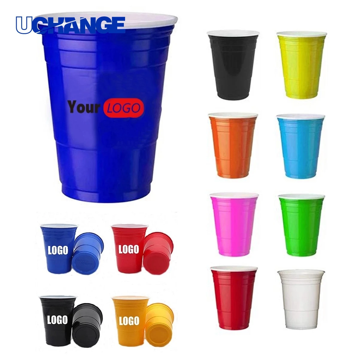Plastic Disposable Party Cup Container (16 oz) 1