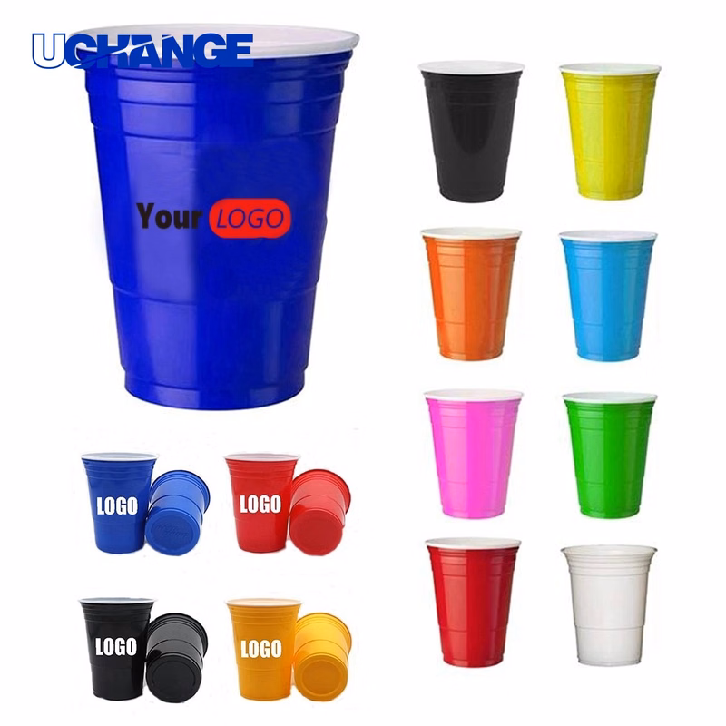 Plastic Disposable Party Cup Container (16 oz)