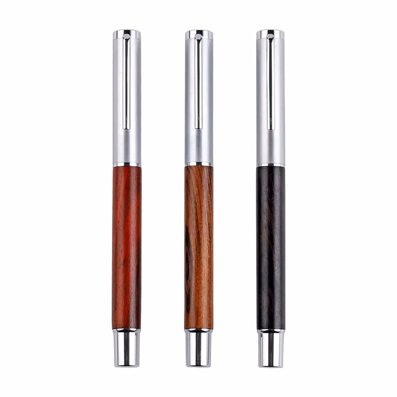 Wood Ballpoint Solid Metal Pen