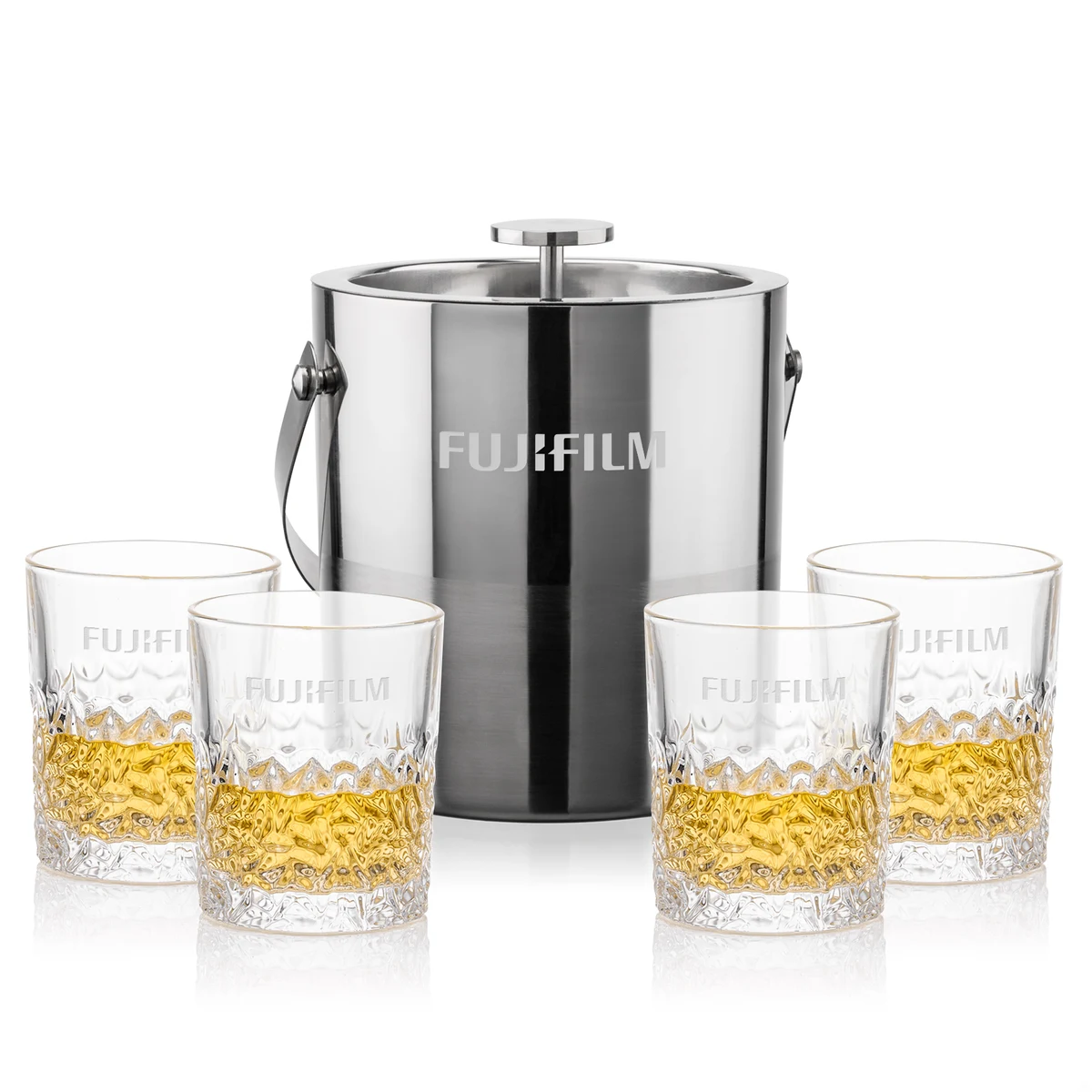 Catania Ice Bucket & Oakham On-the-Rocks Set 1