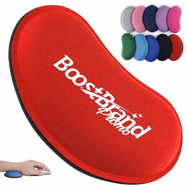 Custom Ergonomic Contoured Mouse Wrist Rest — Professional Desk Comfort