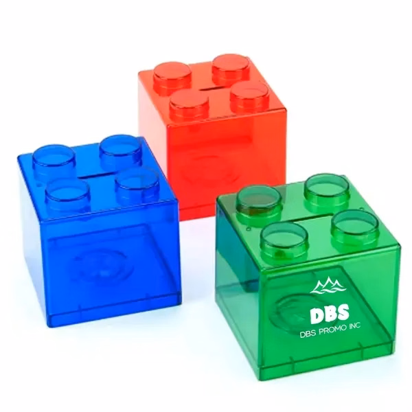 Fun and Functional Building Block Money Bank - Save in Style