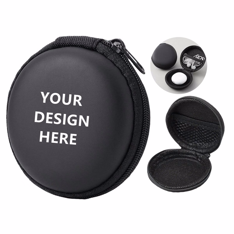 Zippered Cable Organizer Box For Earbuds And Cords