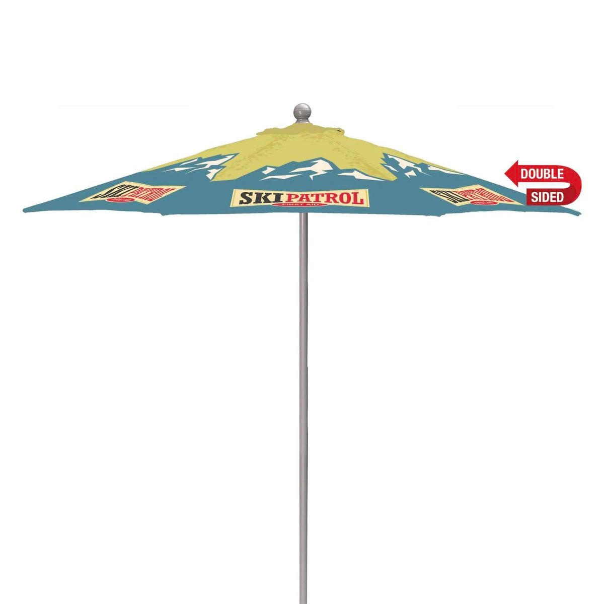 9' Deluxe Market Umbrella Double-Sided Dye Sub Kit 1